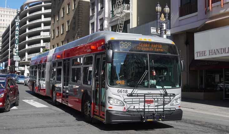 MUNI New Flyer XDE60 6618